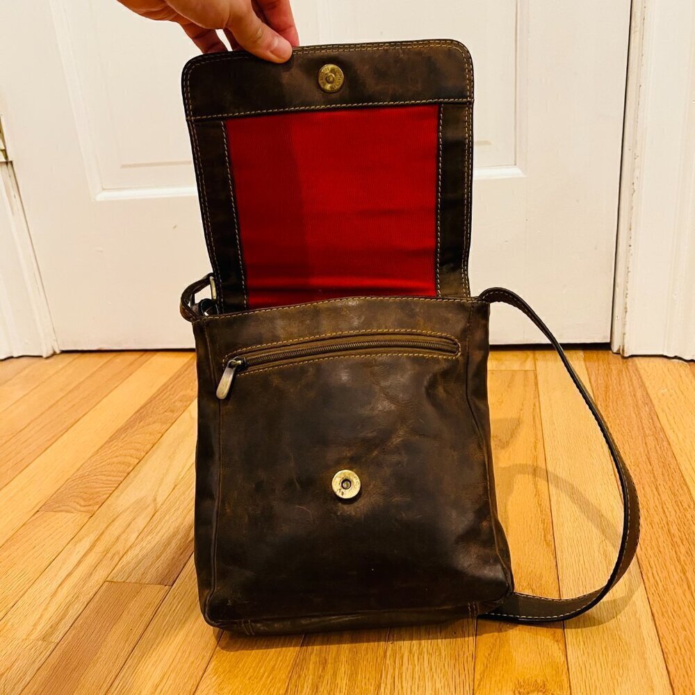 Vintage Stone Mountain Leather Shoulder Handbag Purse - Picture 6 of 16